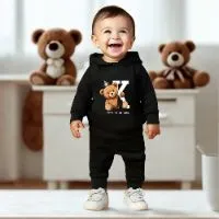 Full Sleeve Winter Set for Kids color Blackf318ec56fea717092013d282adc075de