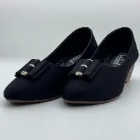 Ladies Fancy Wedge Heel Shoes (Office & Party Wear) color Blackf318ec56fea717092013d282adc075de