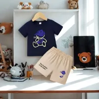 Blackf318ec56fea717092013d282adc075de Kids Cotton t shirt & Pant Set color Blackf318ec56fea717092013d282adc075de