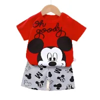 red05e8358883cefc43601c43793f4d81c6 Kids Cotton t shirt & Pant Set color red05e8358883cefc43601c43793f4d81c6