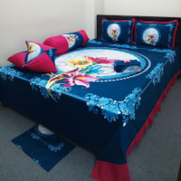 Multicolor premium Quality Bedsheet color Blued4b58383e8884d46449b535564d74b65
