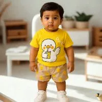 yellowdea097bd42fdd9d88ba006d117da5f29 Kids Cotton t shirt & Pant Set color yellowdea097bd42fdd9d88ba006d117da5f29