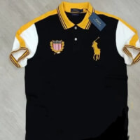 Premium style Polo Shirt For men | Polo T-shirt color Black---Yellowce9a886ee29ea897d14f604bc9b20302