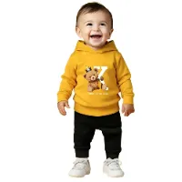 Full Sleeve Winter Set for Kids color yellowdea097bd42fdd9d88ba006d117da5f29