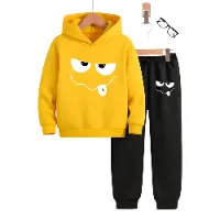 Full Sleeve Winter Set for Kids color yellowdea097bd42fdd9d88ba006d117da5f29