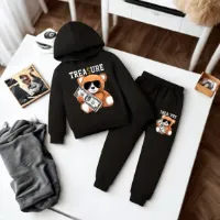 Full Sleeve Winter Set for Kids color Blackf318ec56fea717092013d282adc075de