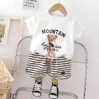 whitee31c1743d2273549ffc14be1b52177a6 Kids Cotton t shirt & Pant Set color whitee31c1743d2273549ffc14be1b52177a6