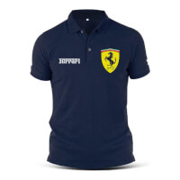 Stylist premium Quality Summer Ferrari Polo Shirt For Men - Kurti color Blued4b58383e8884d46449b535564d74b65