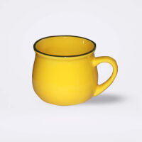  Small size Ceramic Emoji Mug for drinking Tea or Coffee- 100 ml color yellowdea097bd42fdd9d88ba006d117da5f29