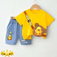 yellowdea097bd42fdd9d88ba006d117da5f29 Kids Cotton t shirt & Pant Set color yellowdea097bd42fdd9d88ba006d117da5f29