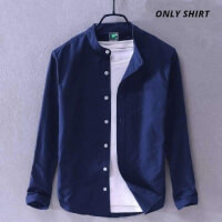 New Long Sleeve Casual Shirt for Men color Blued4b58383e8884d46449b535564d74b65