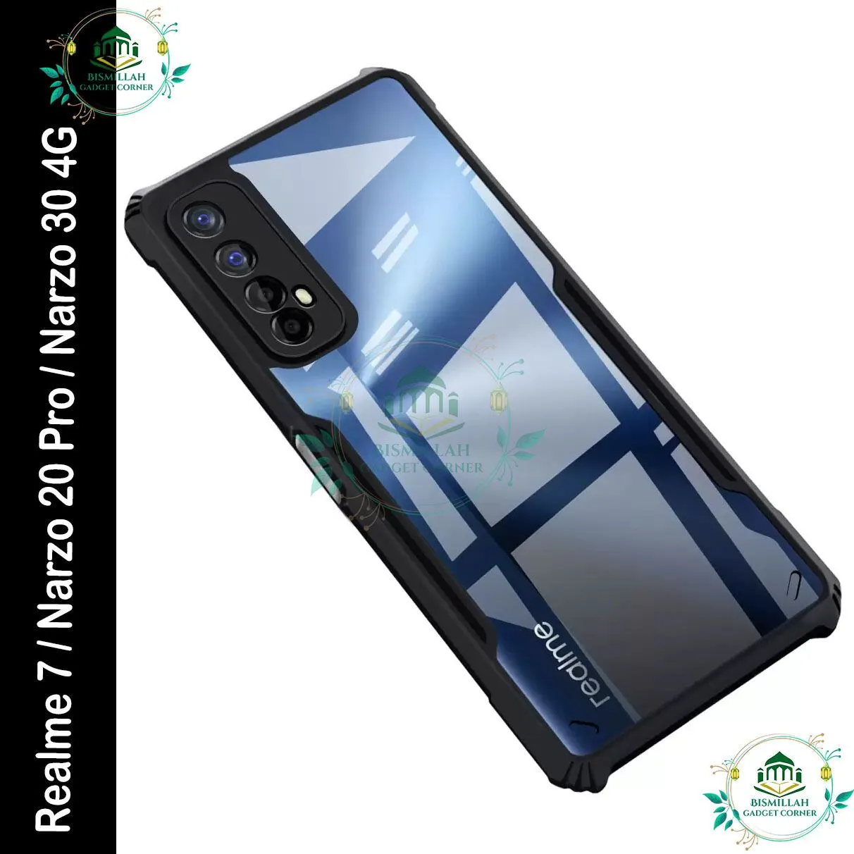 Original Xundd Back Cover for Realme 7 / Realme Narzo 20 Pro / Realme Narzo 30 4G Transparent Hybrid Hard Back Bumper