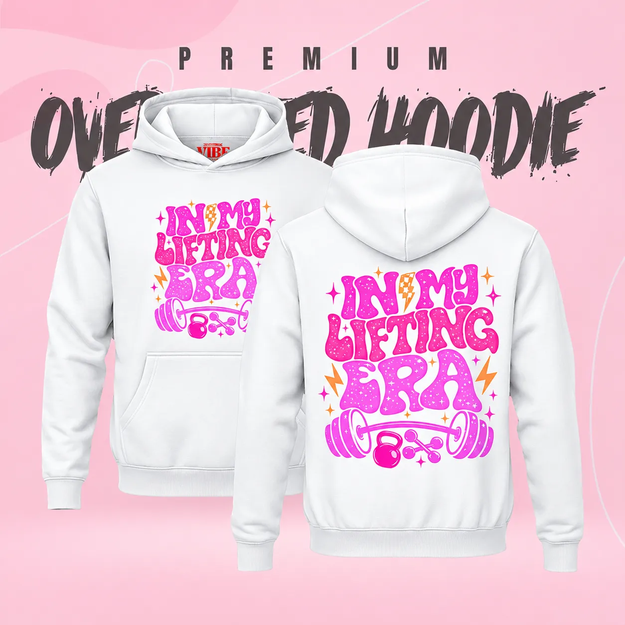 Zunkies Premium Lifting Era Drop Shoulder Hoodie