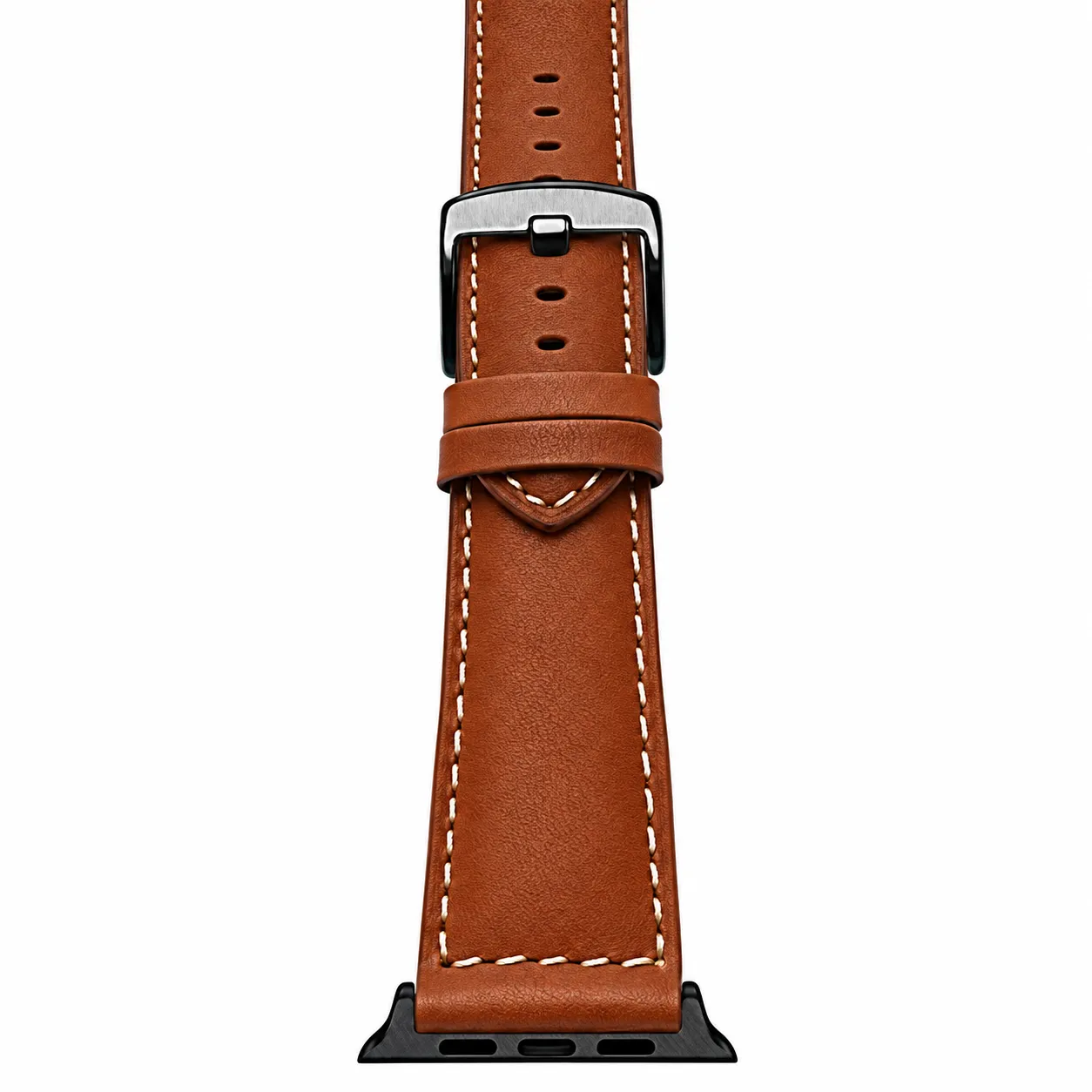 Leather Watch Band 42/44/45/49mm Silver Buckle
