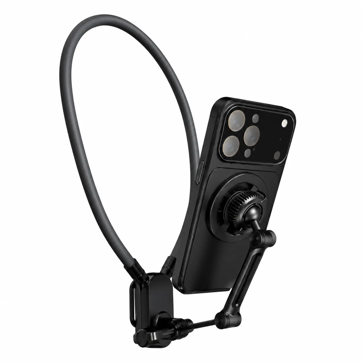 Magnetic Neck Mobile Holder Hands Free Phone Mount Flexible Gooseneck Stand for YouTube TikTok Vlog