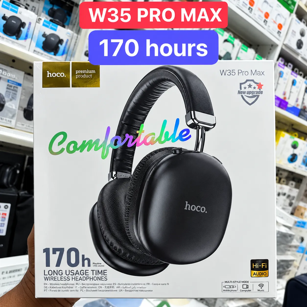 Hoco W35 pro max Bluetooth Wireless Headphone