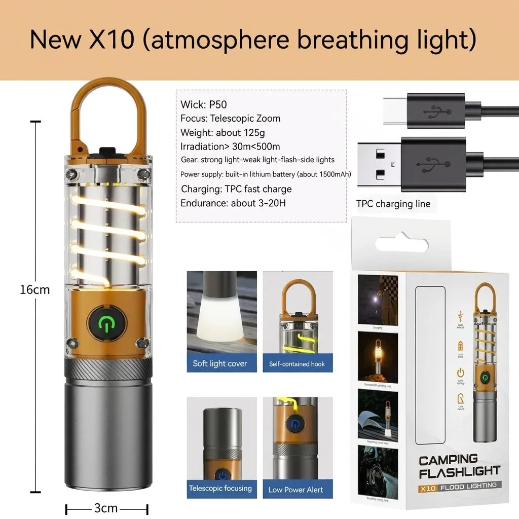 X10 Camping Flashlight in Bangladesh