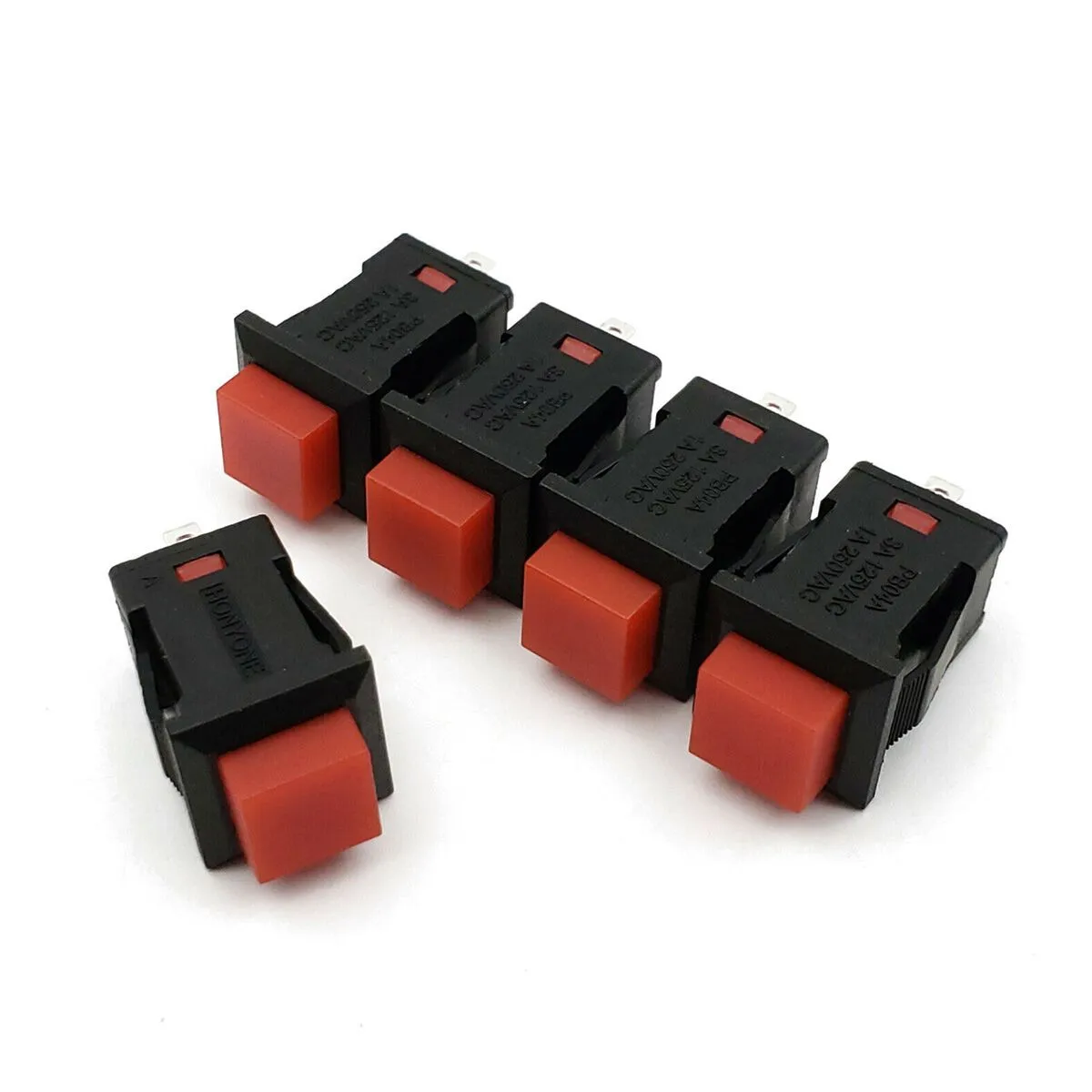 Push Switch 2pin, Red- 5pcs