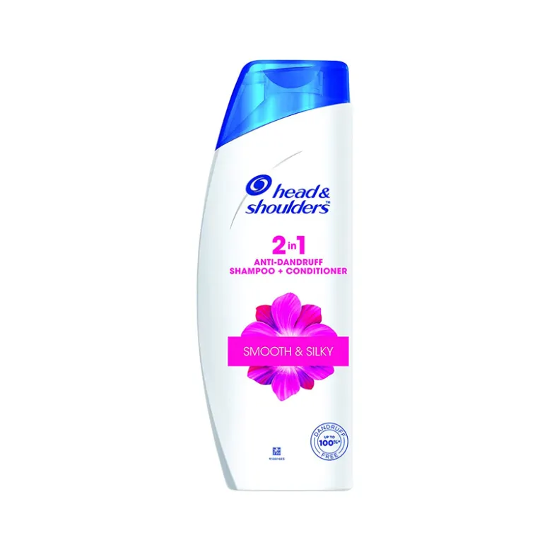 Head & Shoulders Anti-Dandruff 2-in-1 Smooth & Silky Shampoo + Conditioner with Almond Milk 400ml