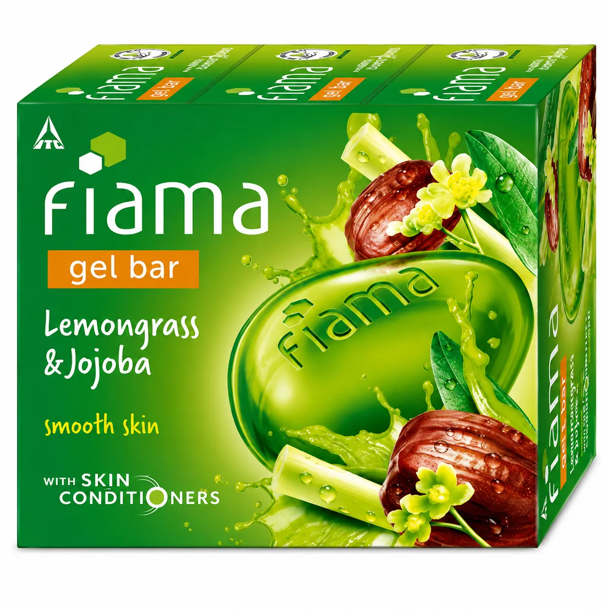 Fiama Gel Bar Lemongrass & Jojoba Soap 125gm