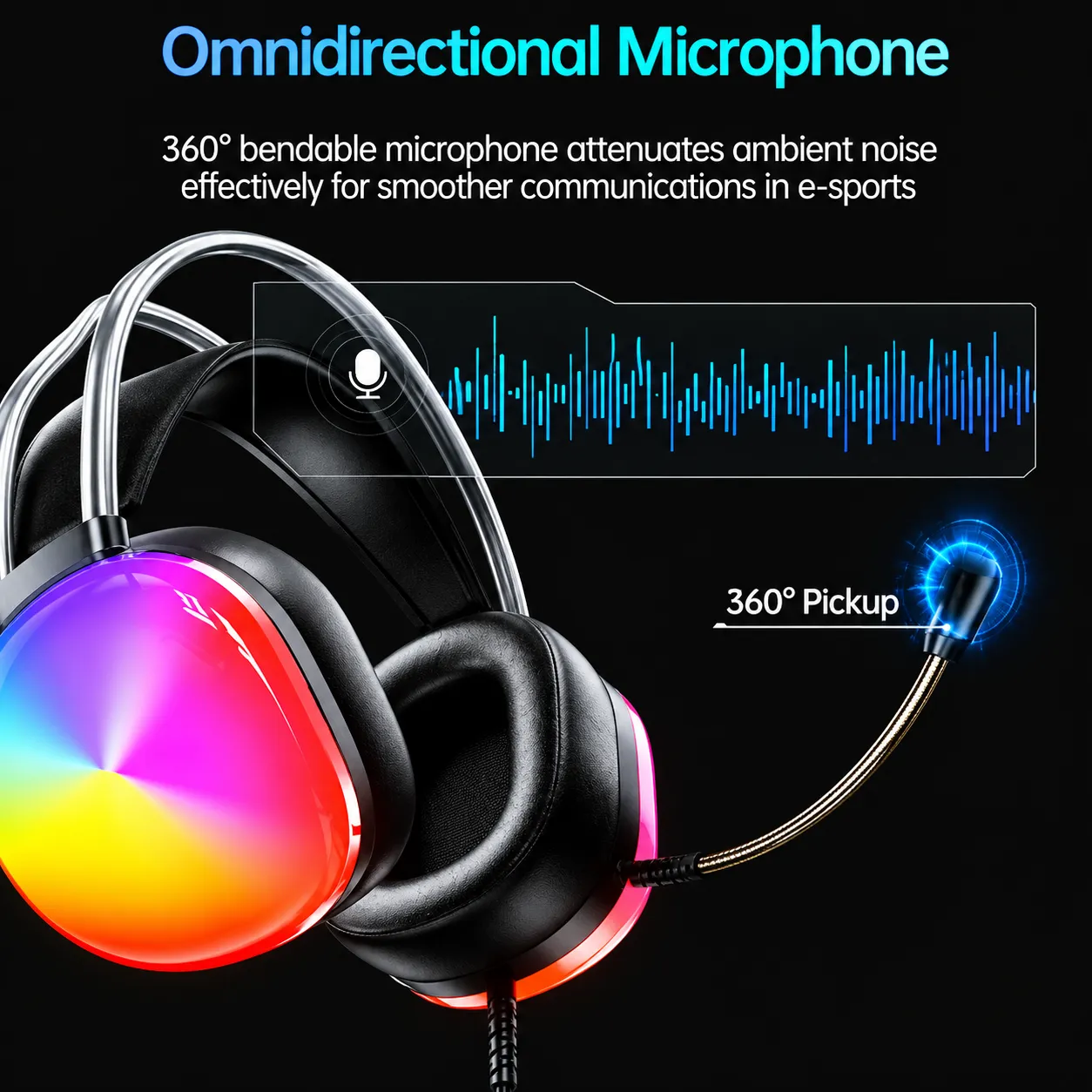 Awei GM11 Pro RGB Gaming Headphone with 7.1 Sound