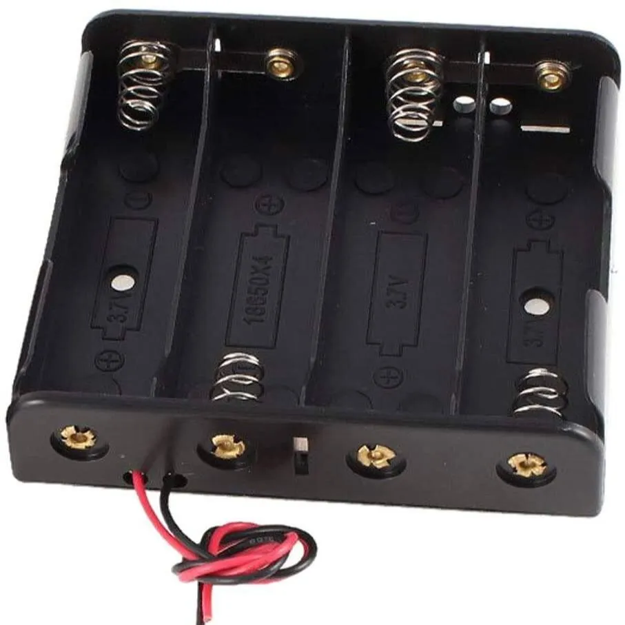 3.7V / 4.2V 18650 Lithium Battery Case Holder 4 Cell