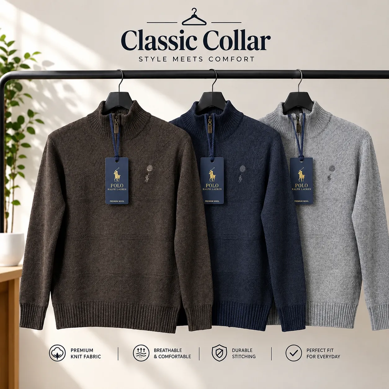 Men's Short Sleeve Cable Knit Sweater
