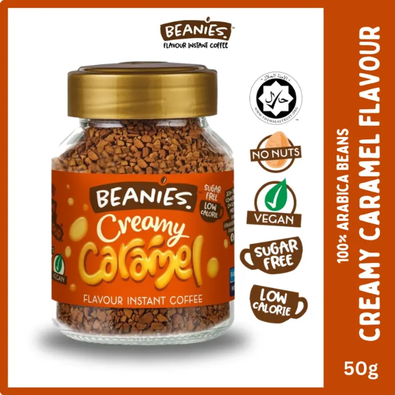 Creamy Caramel Flavor Instant Coffee 50gm
