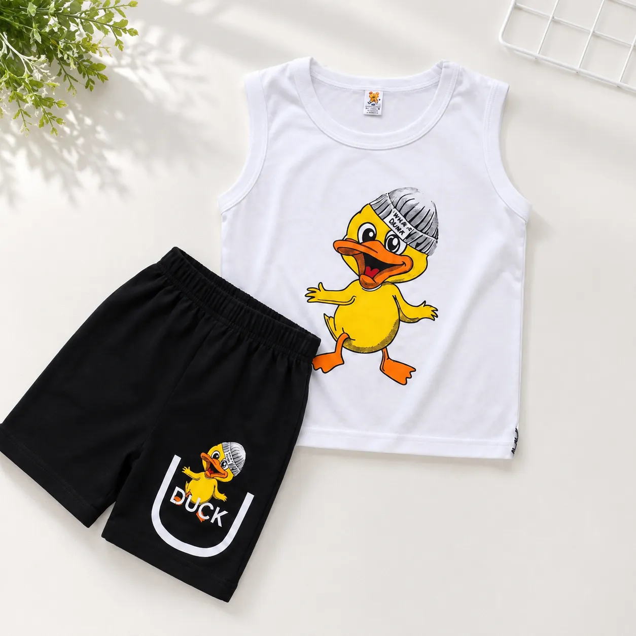 Kids Premium Cotton T-Shirt & Shorts Set