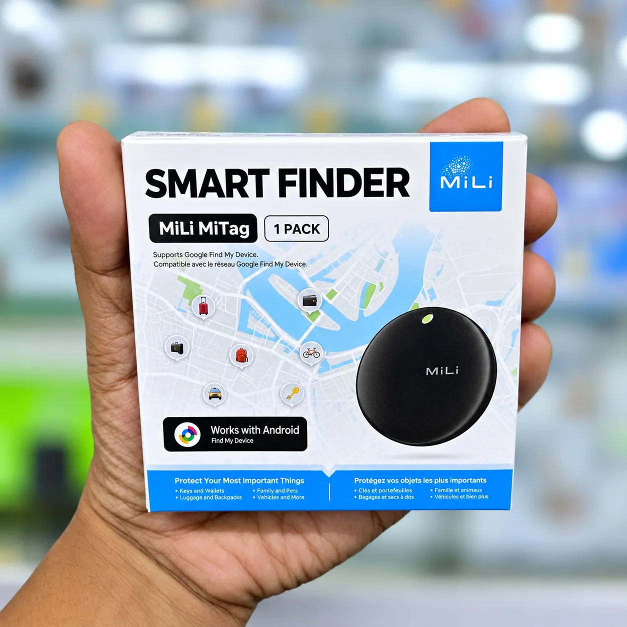 MiLi MiTag Go Android Location Tracker Device
