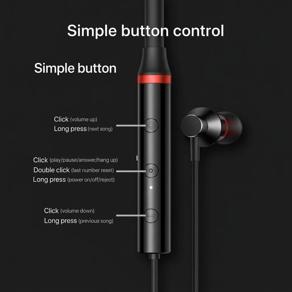 Enjoy wireless listening with the Lenovo HE05X II Bluetooth Neckband Earphone in Black, featuring a neckband design for your everyday audio.