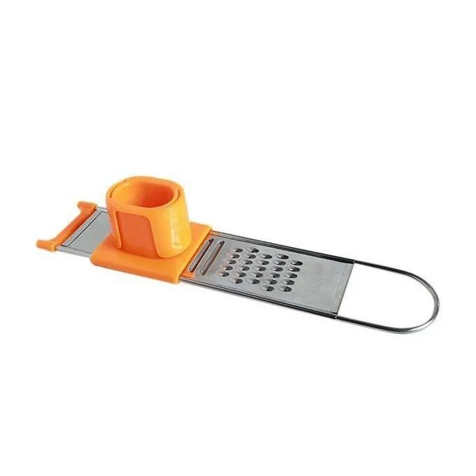 Ginger and Garlic Slicer - Silver and Orange