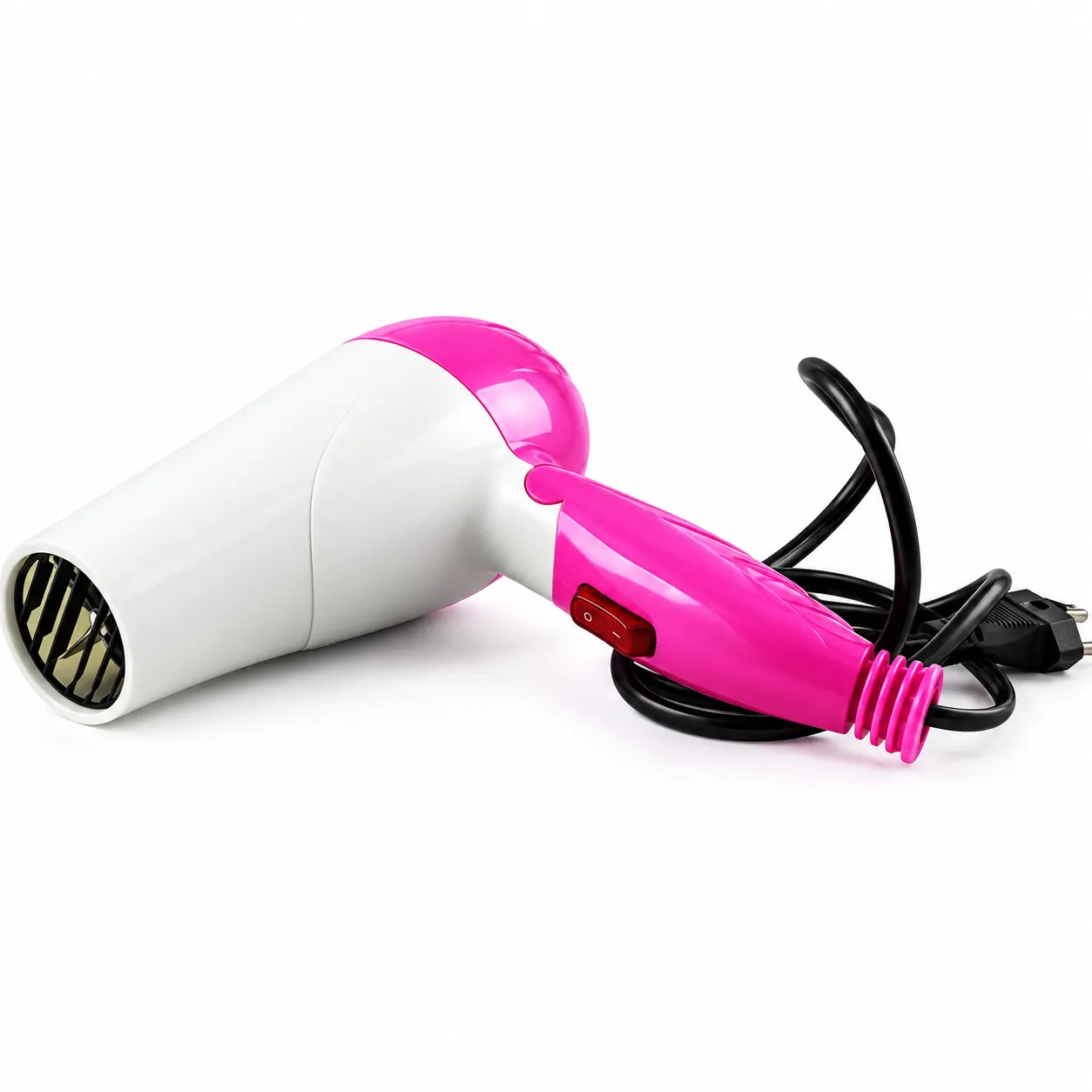 Nova Folding Hair Dryer has a folding design for convenient storage at home or packing for any trip.