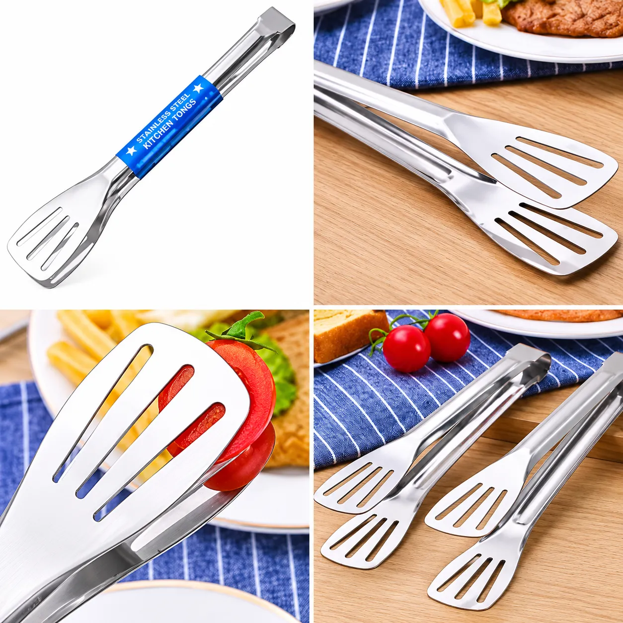 Stainless steel Food clip food tongs-1 pcs
