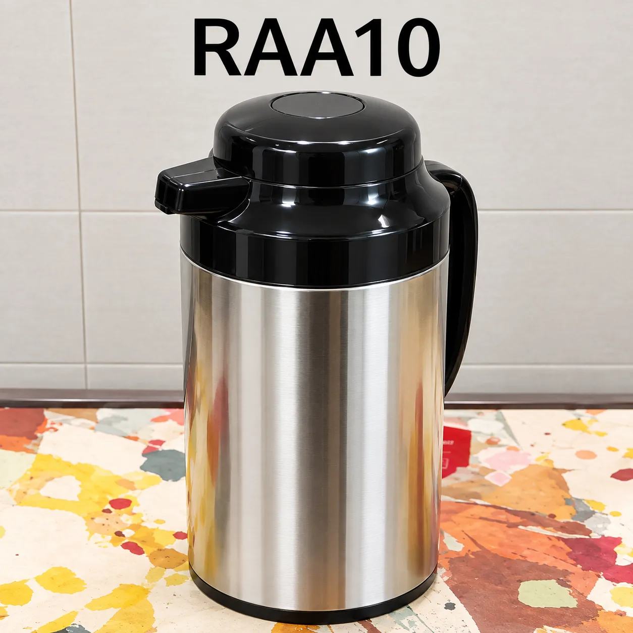 Regal Metal Body Vacuum Flask RAA-10 Black And Silver