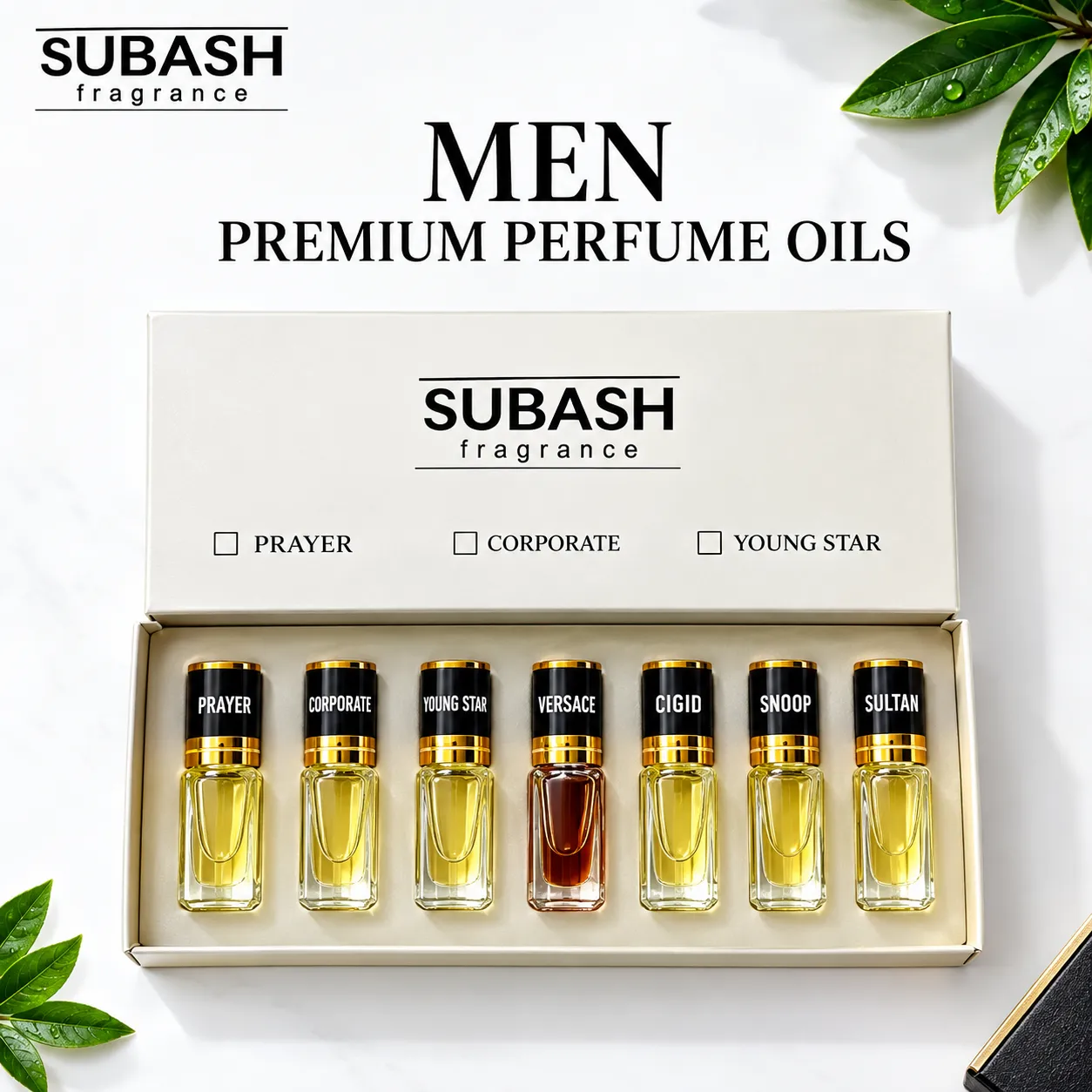 Men Premium Perfume  Oil for Men Attar 5 in 1 Combo Pack