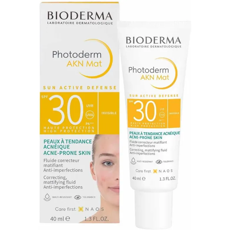 PHOTODERM AKN MAT FLUID SPF30 40ML Made in France