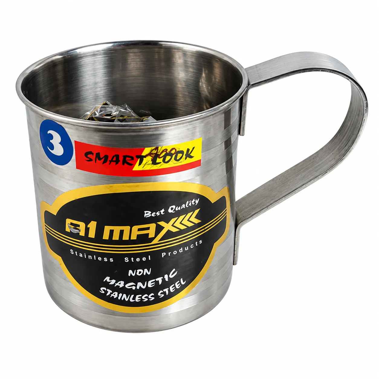 Stainless Steel Mug - Medium - Silver