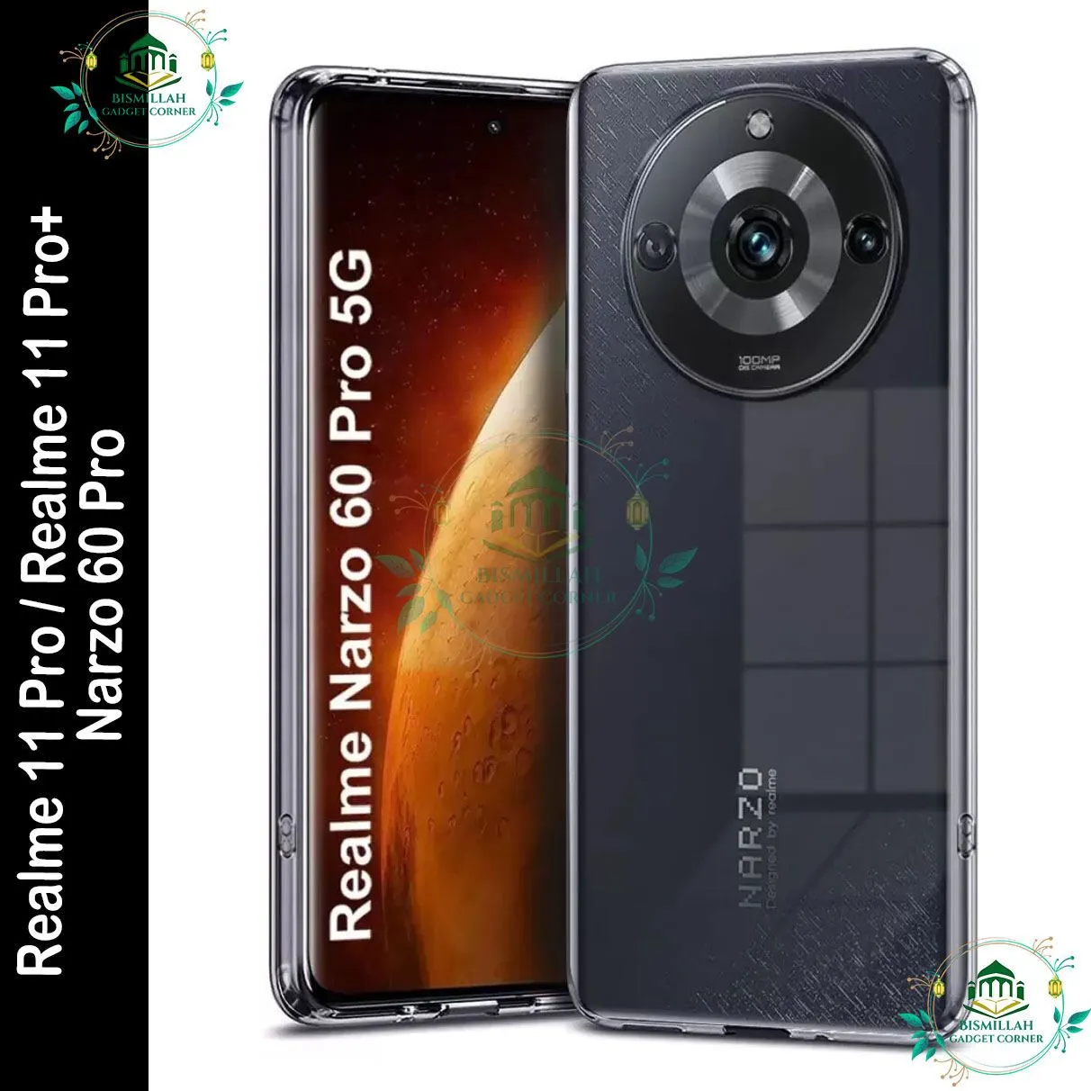 Original Transparent back cover For Realme 11 Pro Realme 11 Pro+ Narzo 60 Pro
