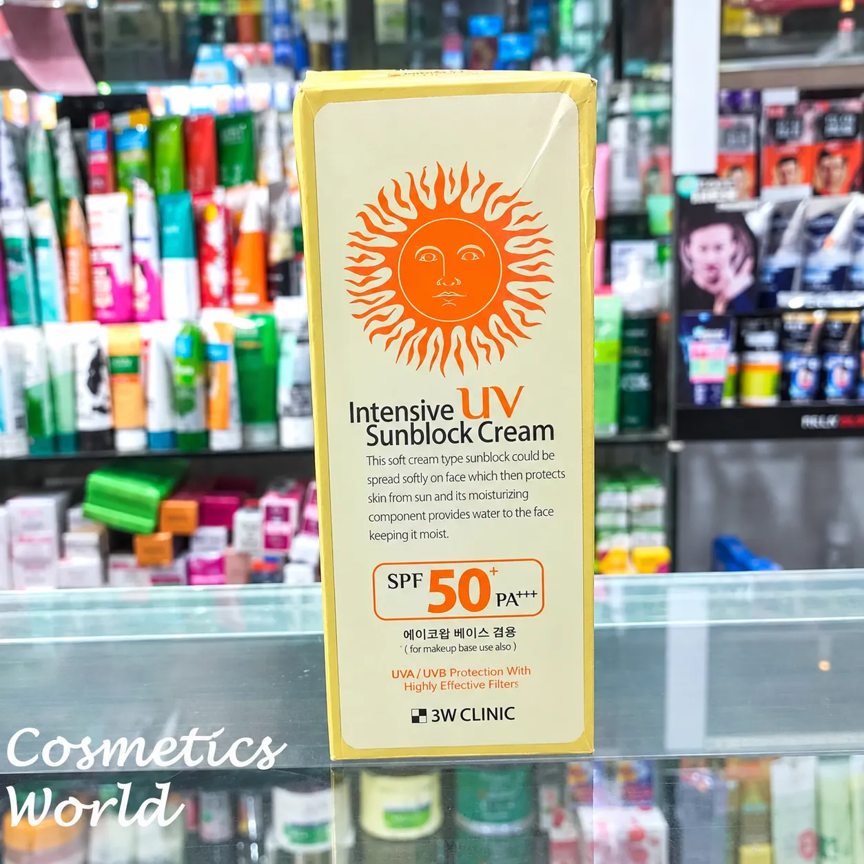 3W Clinic UV Sunblock Cream SPF50 PA+++ 70ml