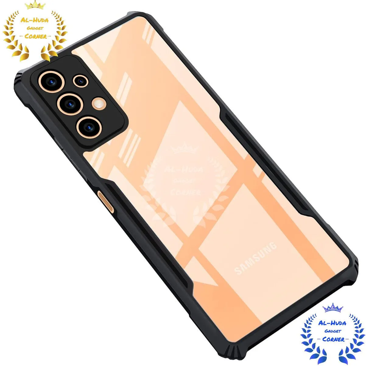 Shockproof & Transparent Crystal Clear Back Cover Case / Matte Protective Lens Flexible Back Cover for Samsung Galaxy A13 4G 