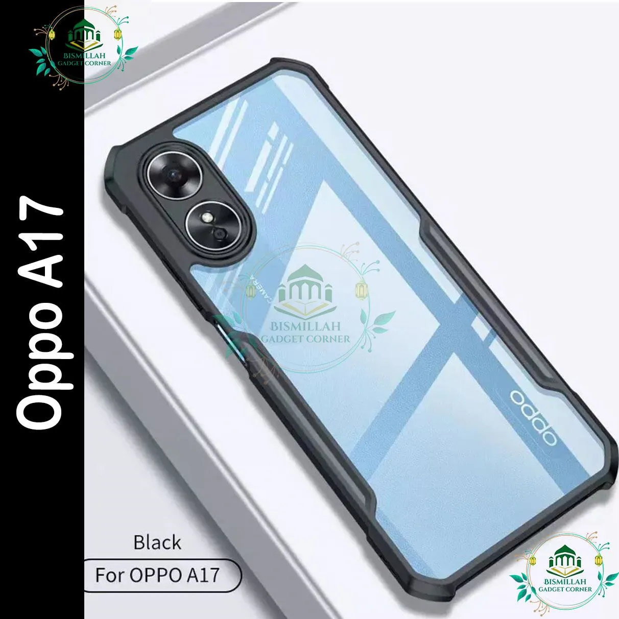 Original Xundd Back Cover for Oppo A17 Transparent Hybrid Hard PC Back Bumper
