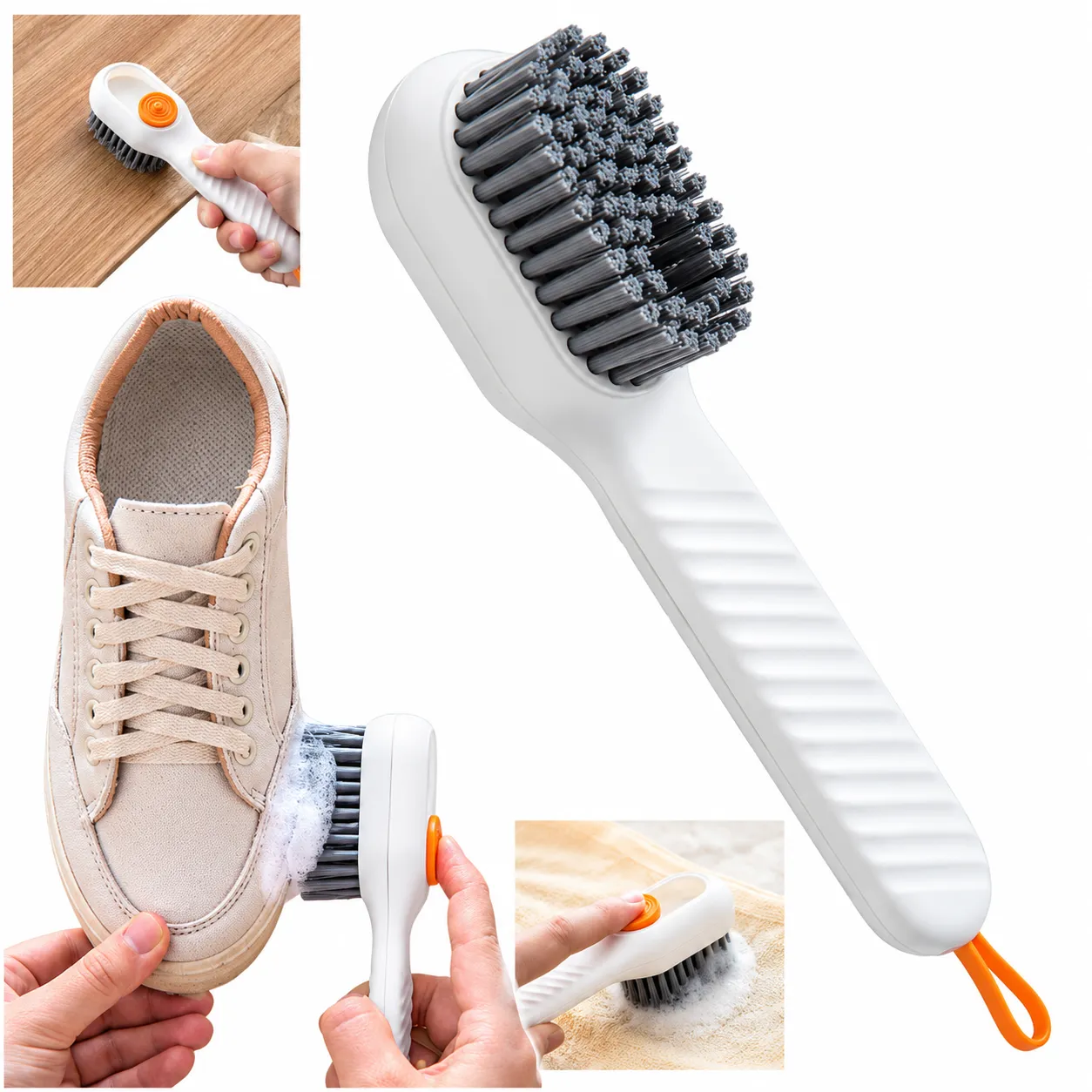 Shoes Cleaner with soap Dispenser