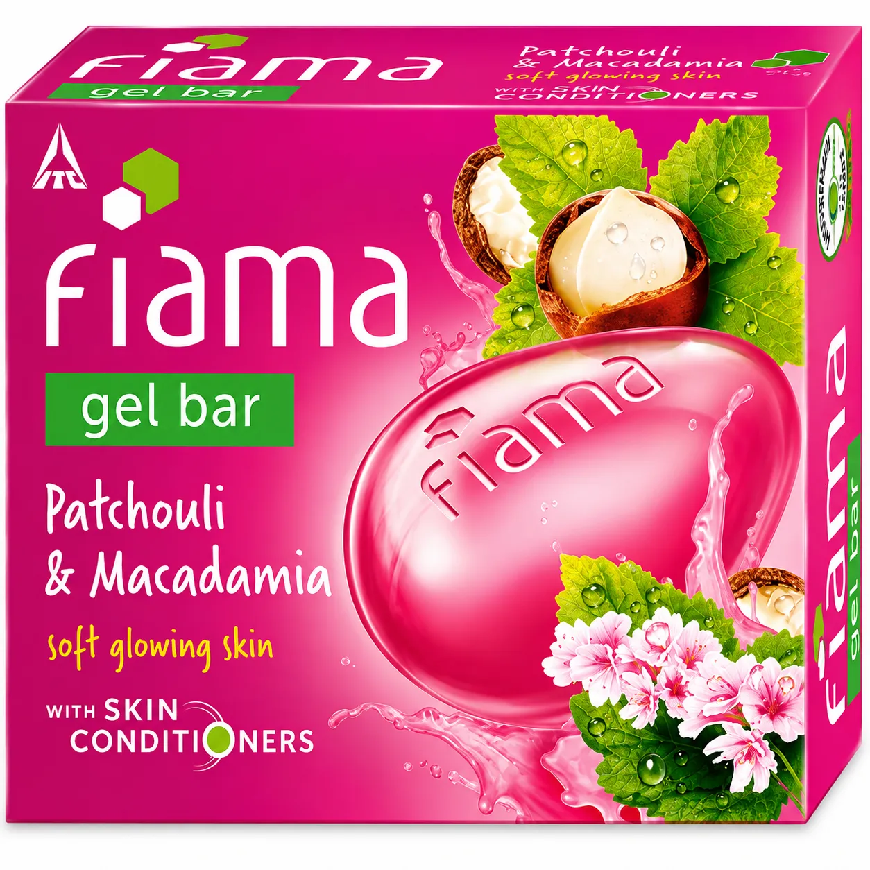 Fiama Gel Bar Soap Patchouli & Macadamia