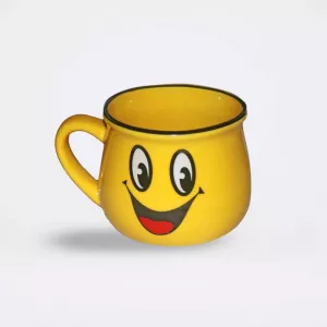  Small size Ceramic Emoji Mug for drinking Tea or Coffee- 100 ml