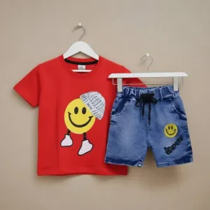 Kids Denim Set t shirt & Pant Set