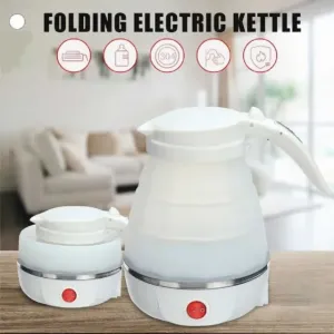 Travelling Folding Kettle and Electric Silicone Foldable