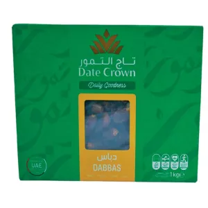 DATE CROWN DABBAS DATES (KHEJUR) 1 kg