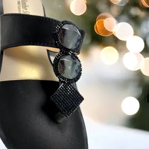 Ladies Flat Slipper Stone sandal