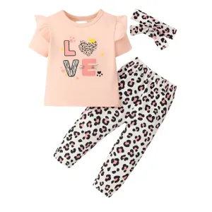 Kids Ladies Long T Shirt & Pant Set